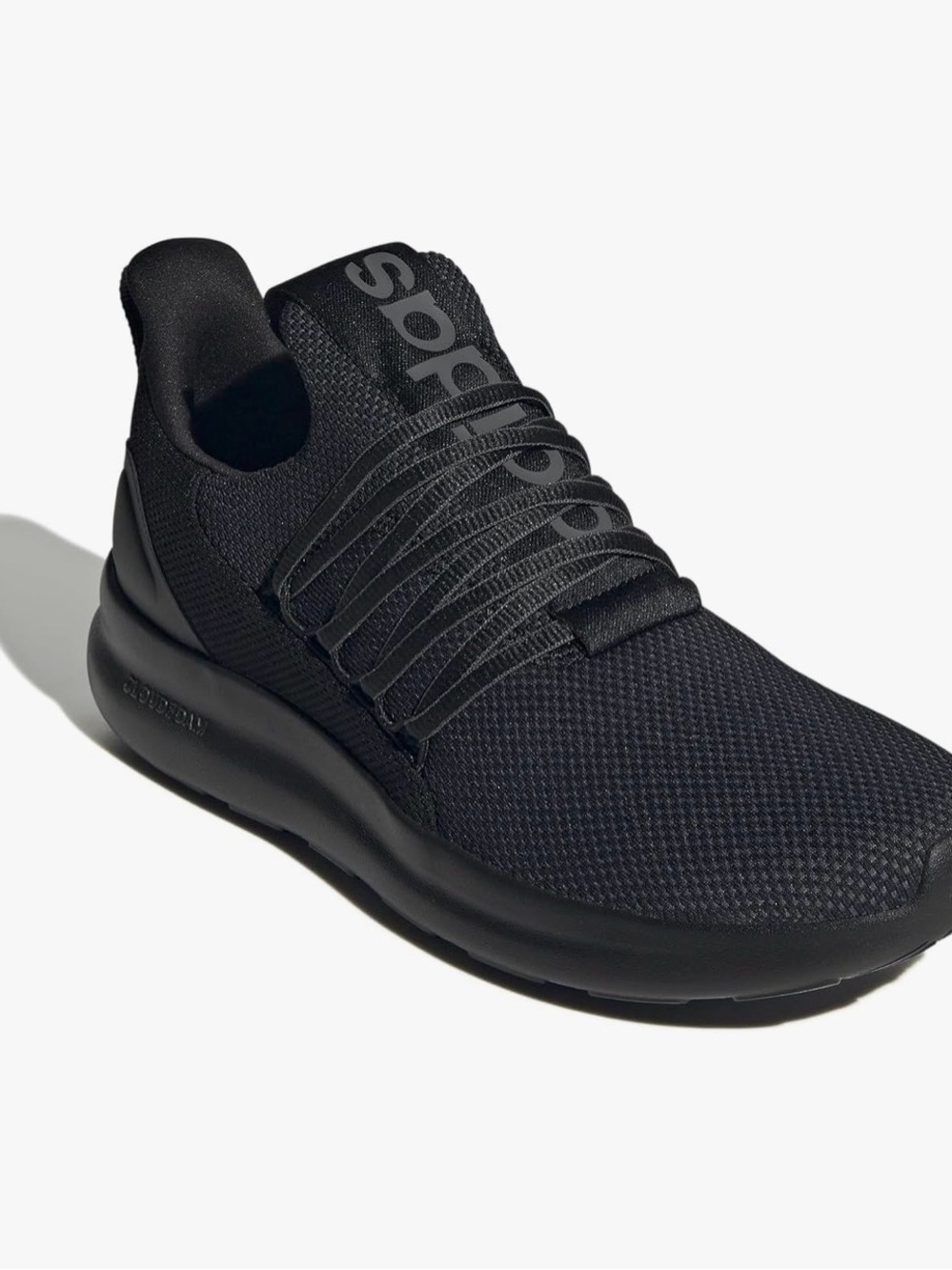 Adidas Lite Racer Adapt 7.0 Running Shoes Men’s Sz 11 Wide 11W Sneakers Black - Picture 2 of 5